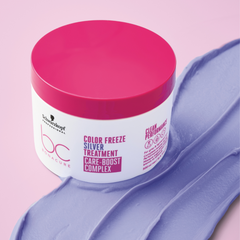 Bonacure Color Freeze Silver Treatment 500ml Schwarzkopf Professional – Mască Profesională Vegană pentru păr decolorat, cu pH 4.5 și efect anti-galben