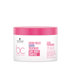 Bonacure Color Freeze Silver Treatment 500ml Schwarzkopf Professional – Mască Profesională Vegană pentru păr decolorat, cu pH 4.5 și efect anti-galben