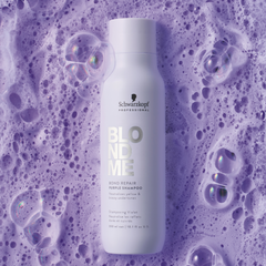 Șampon Mov Neutralizant BLONDME Bond Repair – Anti-Galben, Reparare pentru Părul Blond - Schwarzkopf Professional