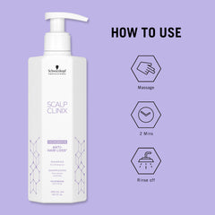 Schwarzkopf Scalp Clinix- Șampon împotriva căderii părului 300 ml